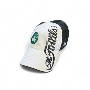 Vintage Adidas NBA Boston Celtics White and Black 2010 NBA Finals Cap OneSizeFit